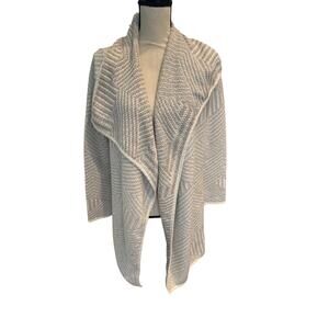 Women’s Bass Long Cardigan with Shawl Collar. Size Medium